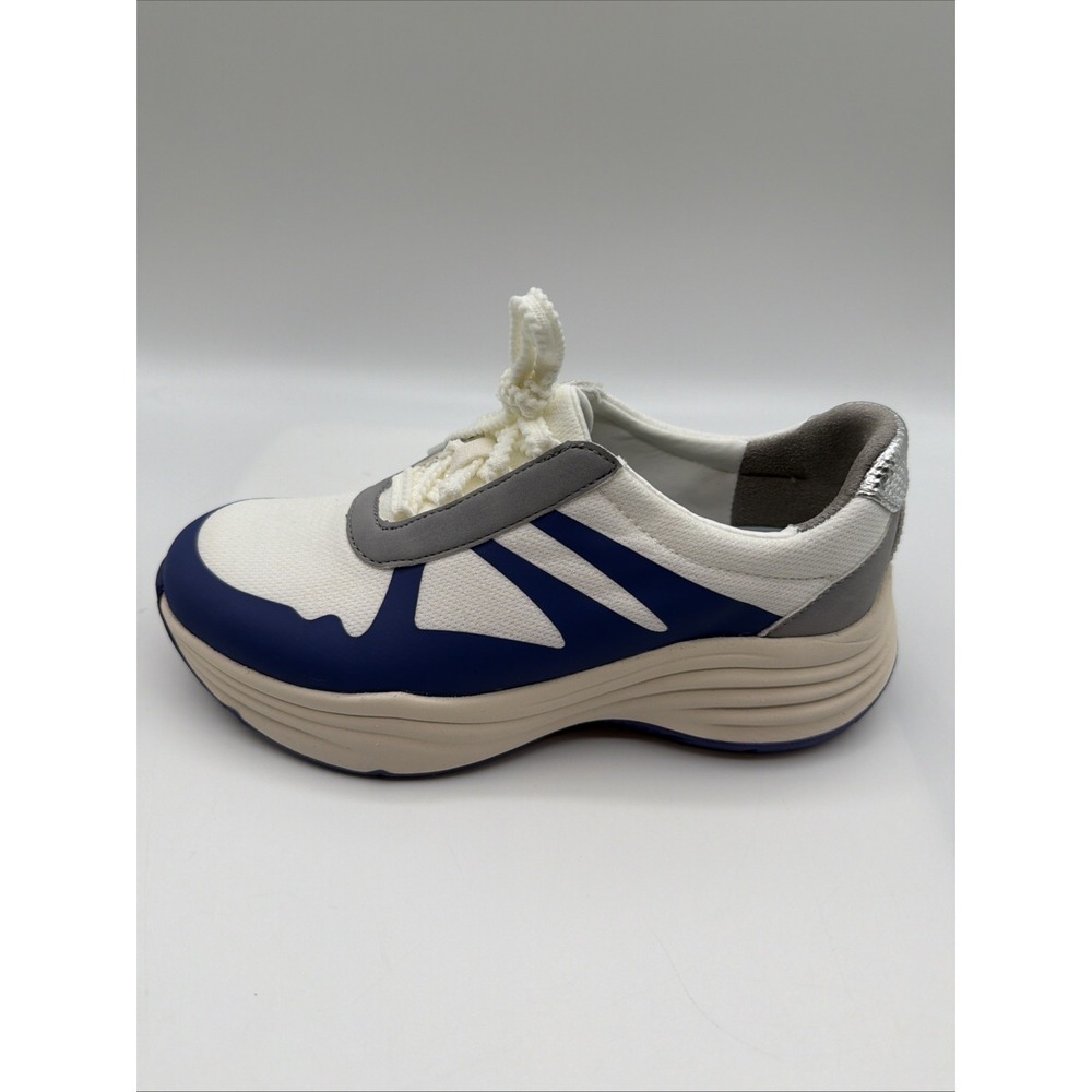 LifeStride Bzees Air Step Impulse Sneakers, Women's 5, White Purple Lace-Up, NIB